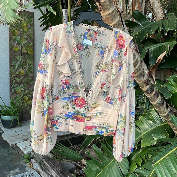 Floral Ruffle Blouse - Picture 3 of 7